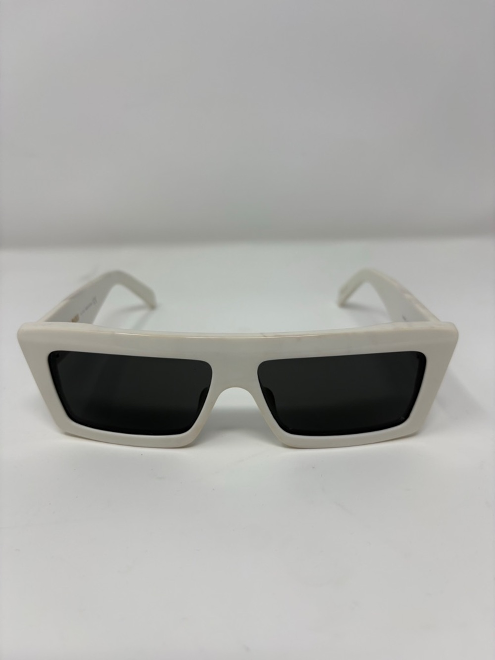 Celine CL40214U White Rectangular Sunglasses